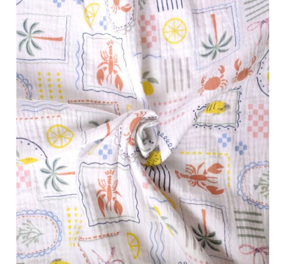Muslin cotton fabric "Cagliari"