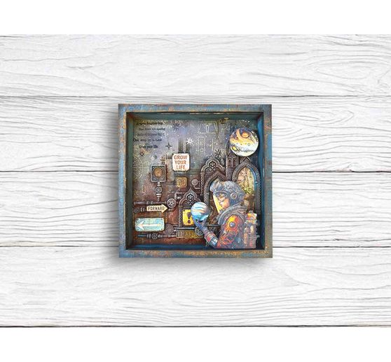 Scrapbook block "A New Beginning"