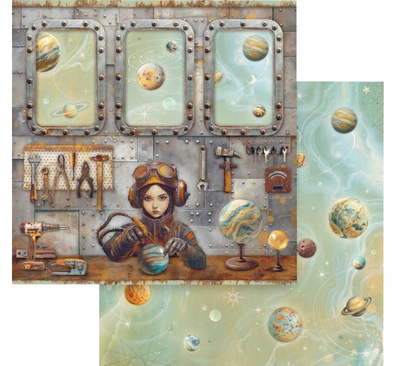 Scrapbook block "A New Beginning"