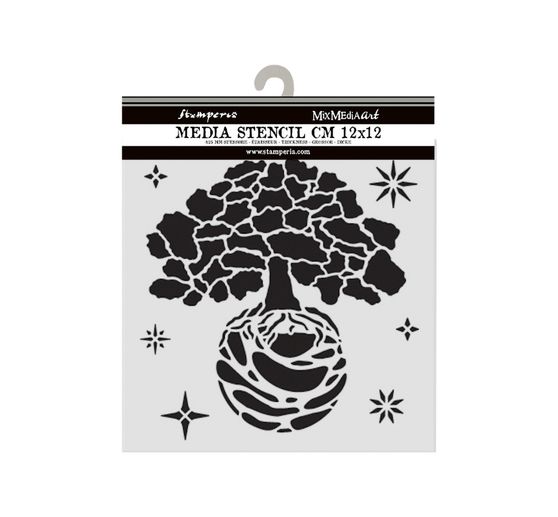 Stencil "A New Beginning - World Tree"