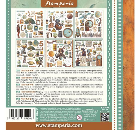 Rub On assortment "A New Beginning"