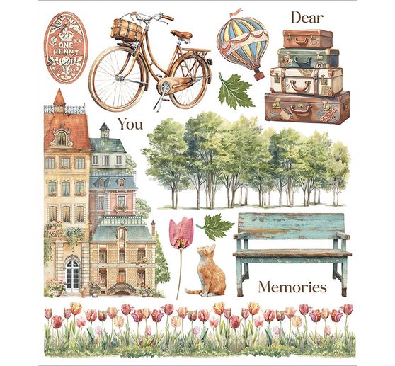 XL Rub On assortment "Art of Travelling"