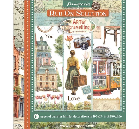 XL Rub On assortment "Art of Travelling"