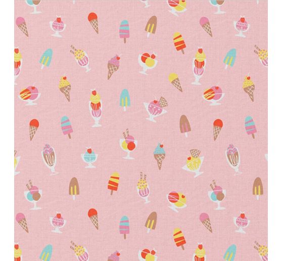 Cotton fabric "Icecream"