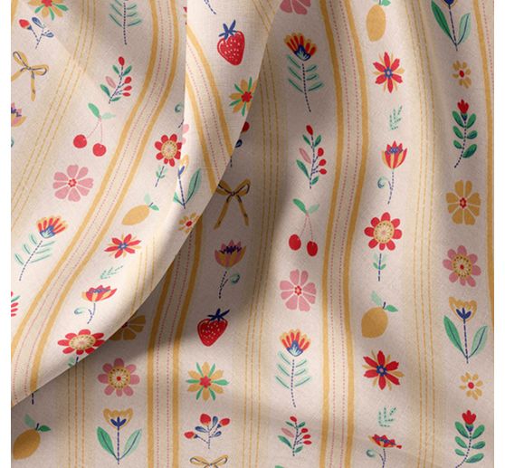 Cotton fabric "Summer Ribbon"