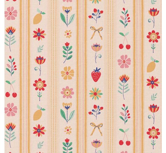Cotton fabric "Summer Ribbon"