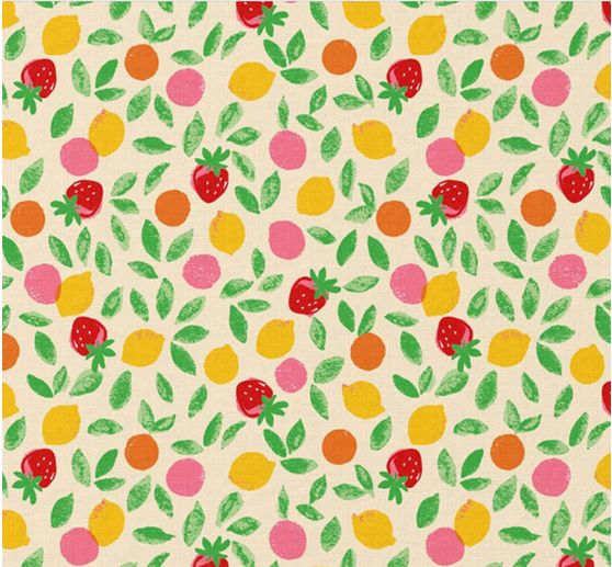 Cotton fabric "Summer Fruit"