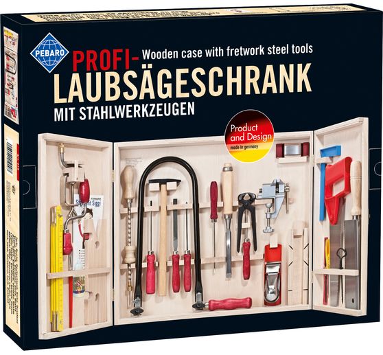 Professional fretsaw cabinet, 33 parts