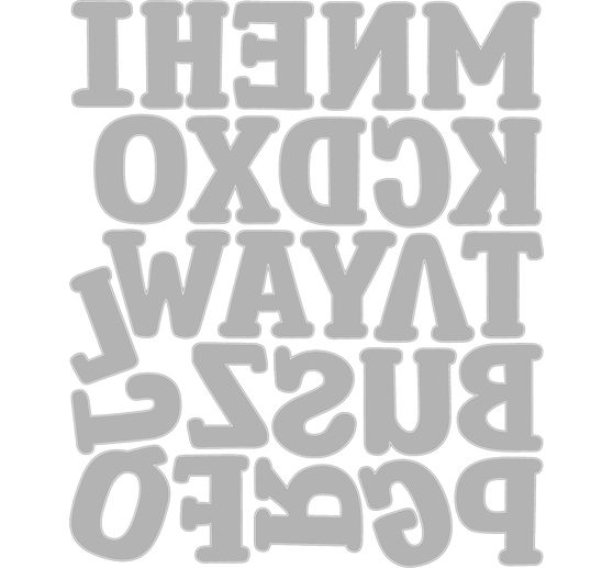Sizzix Thinlits Stanzschablone "Alphabet by Eileen Hull"
