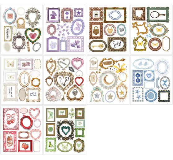 Art Stickers "Whisper Frames"