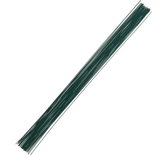 Stub wire, Green, L 30 cm, 40 pcs.