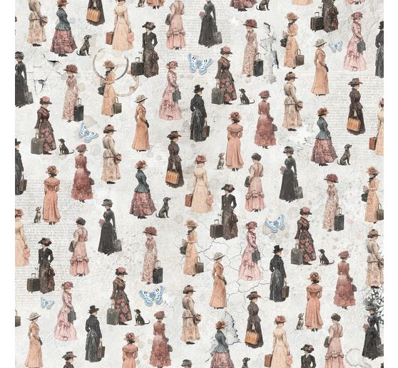 Scrapbook paper "Eastern Journey"