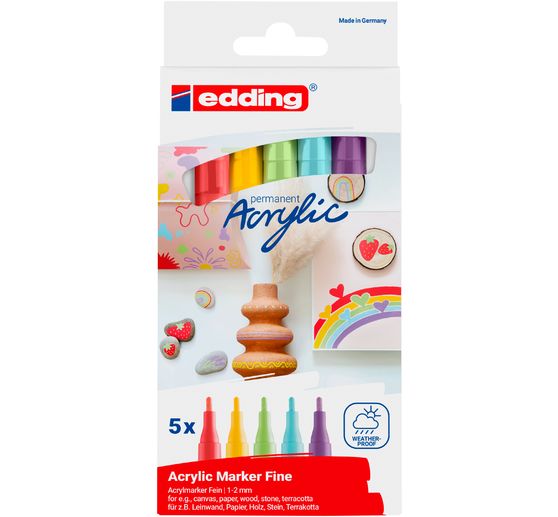 edding 5300 Acrylic "Acrylmarker - Regenbogen"