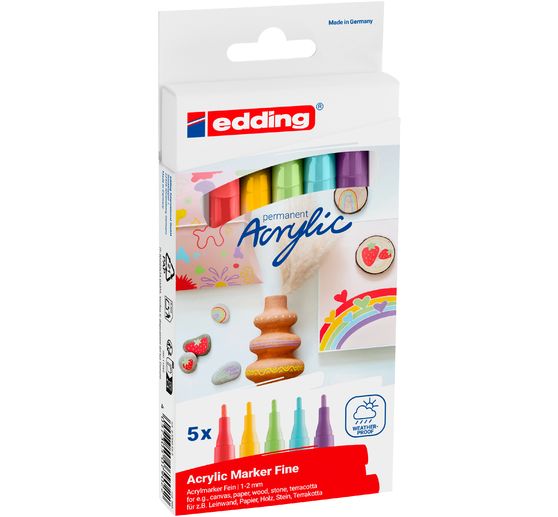 edding 5300 Acrylic "Acrylmarker - Regenbogen"
