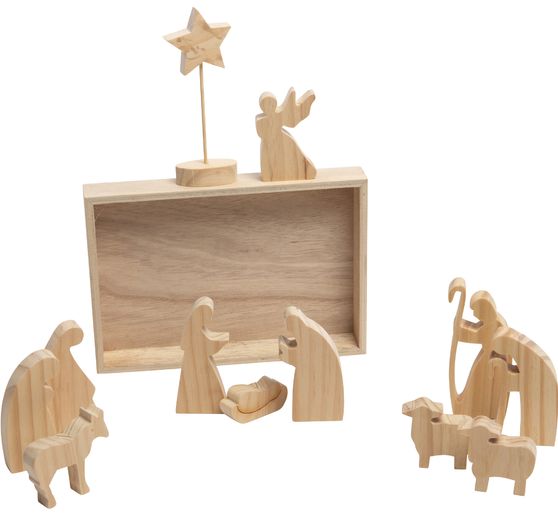 Holz-Krippenfiguren "Bethlehem"