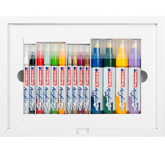 edding Acrylic "Acrylmarker Creative Set", 14er-Set