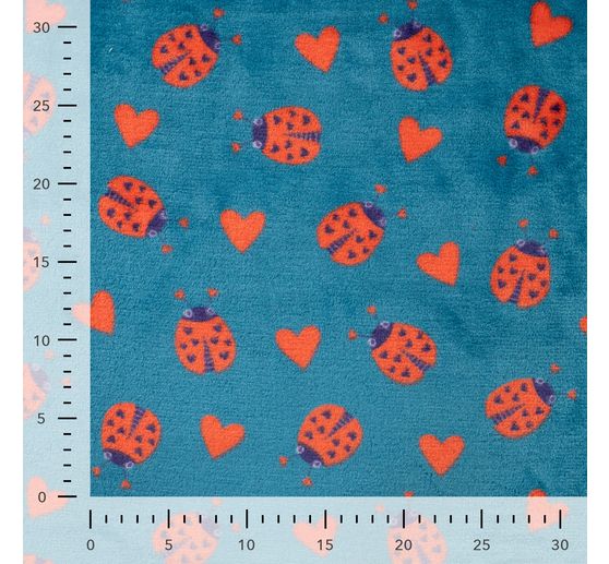Fleece-Stoff "Ladybug"