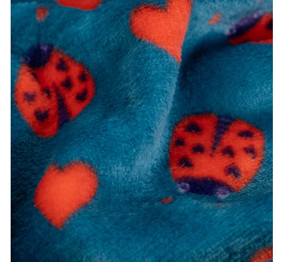 Fleece-Stoff "Ladybug"