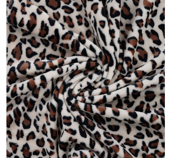 Fleece-Stoff "Leopard"