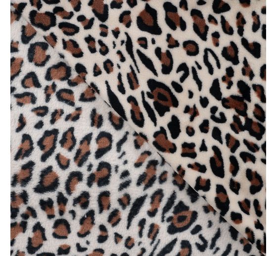 Fleece-Stoff "Leopard"