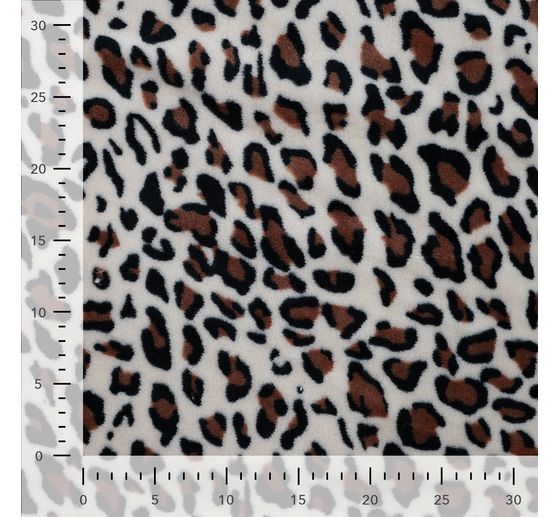 Fleece-Stoff "Leopard"