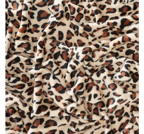 Fleece fabric "Leopard"