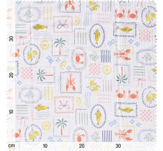 Muslin cotton fabric "Cagliari"