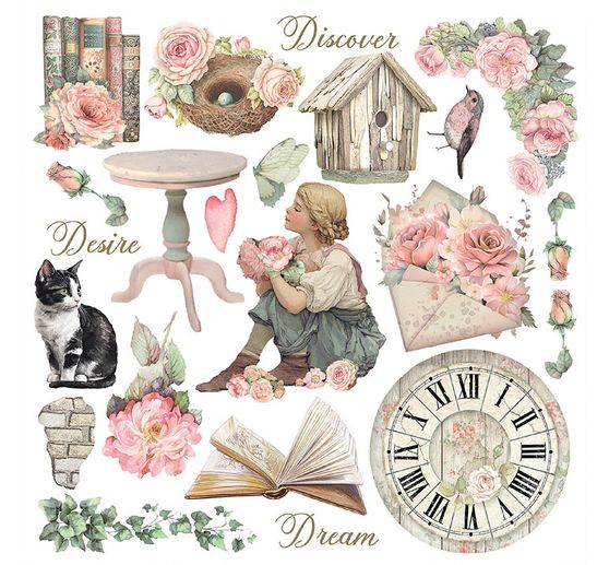 Rub On Sortiment "House of Roses"