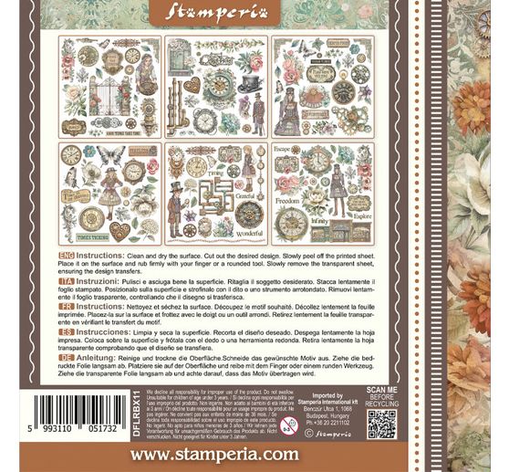 Rub On Sortiment "Gardens of Time"