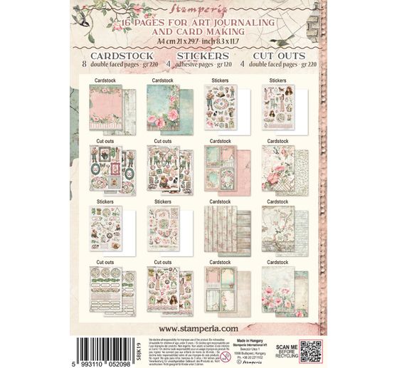 Junk Journal Book "House of Roses"