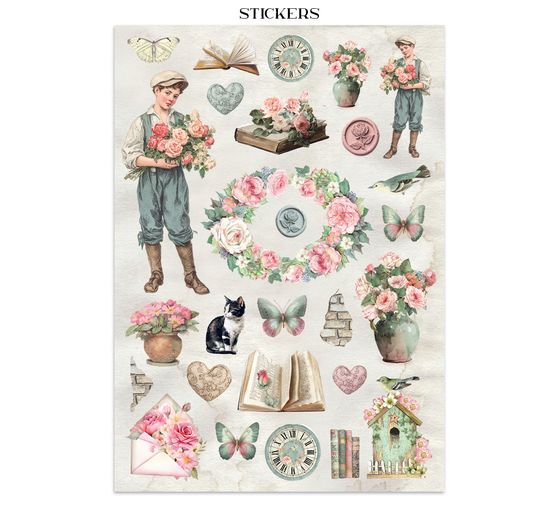 Junk Journal Book "House of Roses"