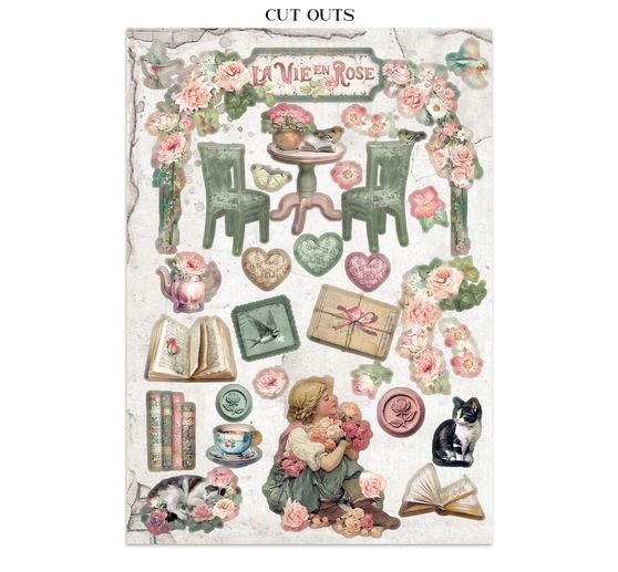 Junk Journal Book "House of Roses"