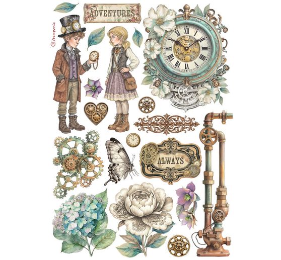 Washi Pad "Gardens of Time"