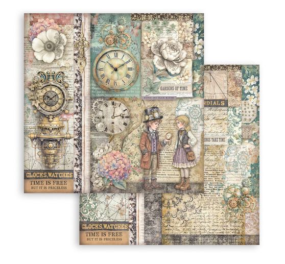 Scrapbook-Block "Gardens of Time"