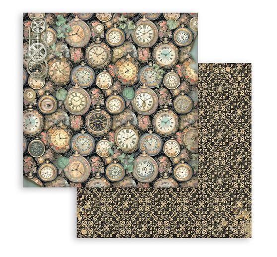 Scrapbook-Block "Gardens of Time Backgrounds"