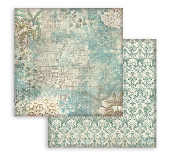 Scrapbook-Block "Gardens of Time Backgrounds"