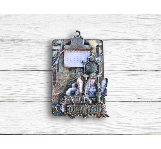 Silikonform A5 "Gardens of Time", Clocks and Tubes