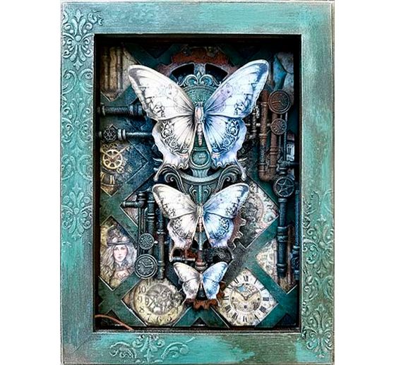 Silikonform A5 "Gardens of Time", Clocks and Tubes