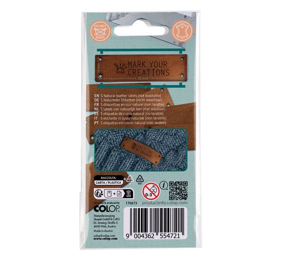 COLOP Craft Labeler Etiketten, Leder