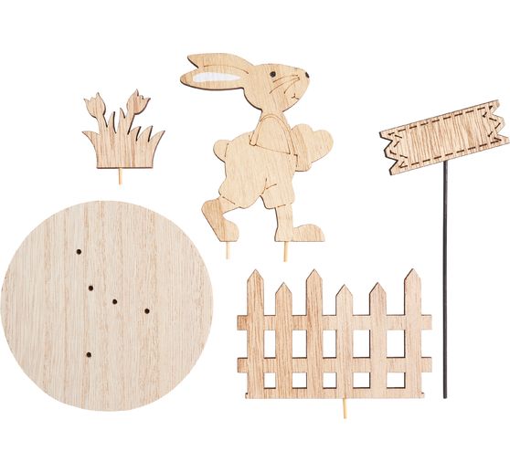 VBS Wooden building kit "Rabbit with shield"