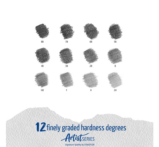 Staedtler Bleistifte Mars Lumograph, 12 St.