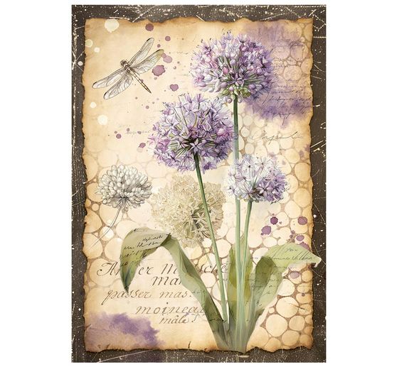 Motif straw silk assortment "All Around", DIN A6, set of 8