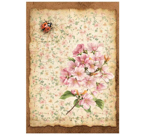 Motif straw silk assortment "All Around", DIN A6, set of 8