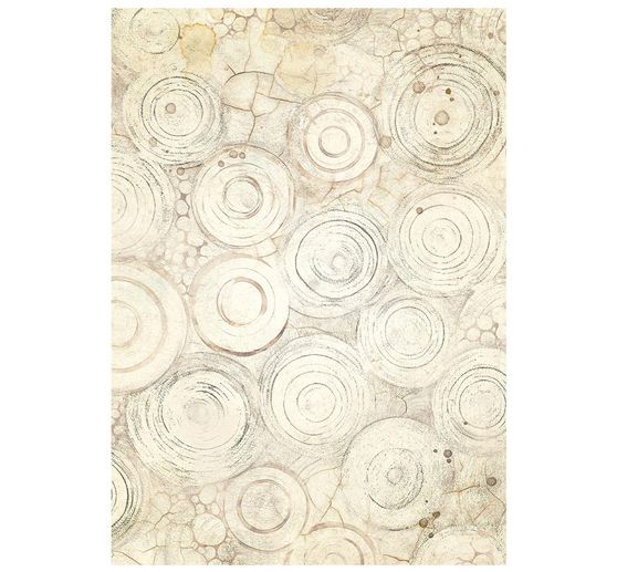 Motif straw silk backgrounds "All Around", DIN A6, set of 8