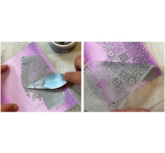 Stencil "All Around - Tile", 12 x 25 cm