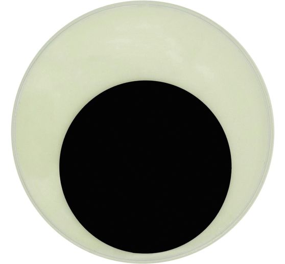 Wackelaugen selbstklebend "Nachtleuchtend", &Oslash; 35 mm, 4 St&uuml;ck