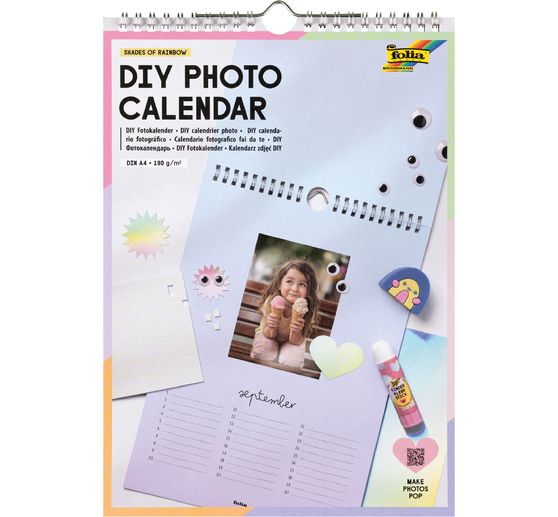 DIY Fotokalender "Shades of Rainbow"