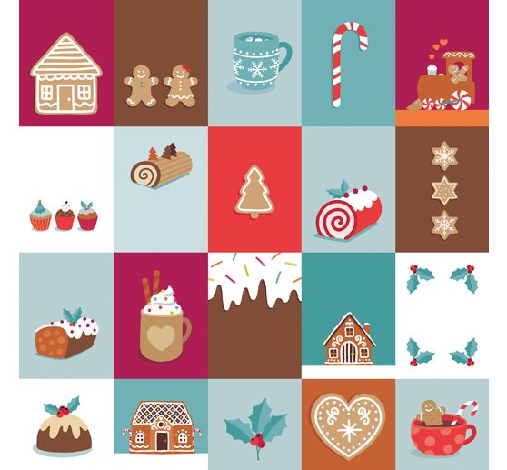 Paper set "Christmas Bakery"