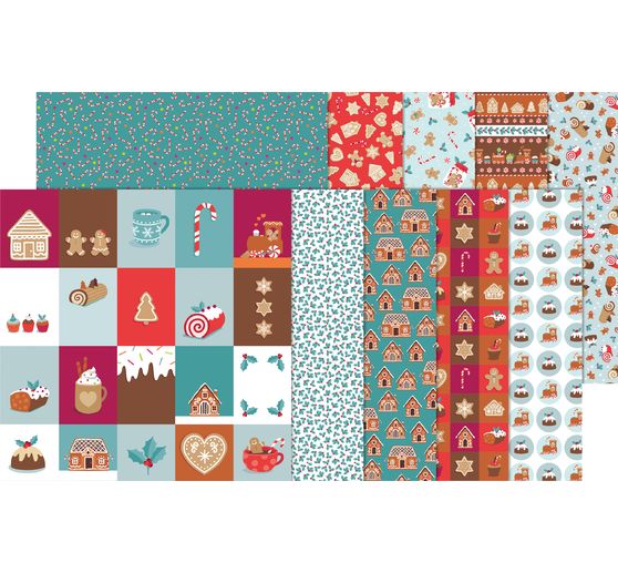 Paper set "Christmas Bakery"