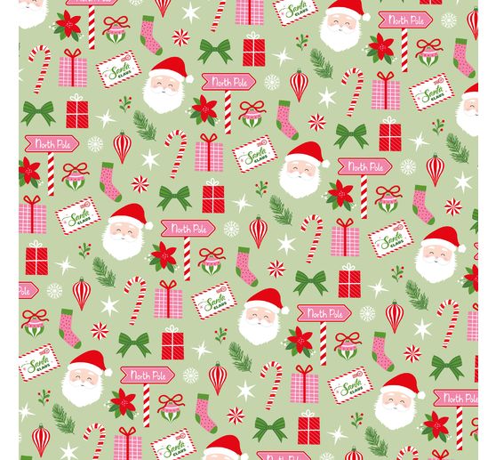 Papier-Set "Santa Baby"